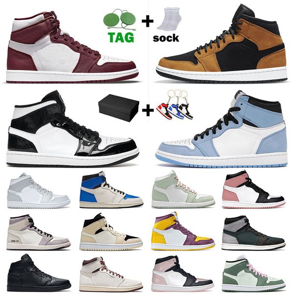 with box original jumpman 1 1s basketball shoes og authentic mens womens fragment high bordeaux mid dutch green carbon fiber sports sneakers
with box original jumpman 1 1s basketball shoes og authentic mens womens fragment high bordeaux mid dutch green carbon fiber sports sneakers