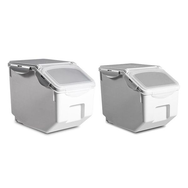storage bottles & jars 10kg rice box with seal locking lid food sealed grain container portable organizer for kitchen utensils
storage bottles & jars 10kg rice box with seal locking lid food sealed grain container portable organizer for kitchen utensils
