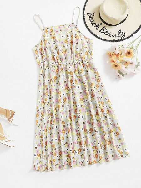 plus ditsy floral cami dress b1lr#, Black
plus ditsy floral cami dress b1lr#, Black