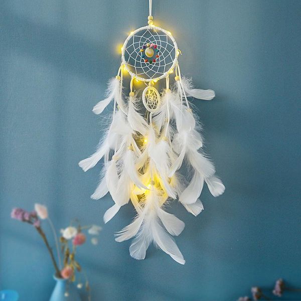 girl heart feather dream catcher ornaments wind chimes forest energy catching net diy material package decorative objects & figurines
girl heart feather dream catcher ornaments wind chimes forest energy catching net diy material package decorative objects & figurines