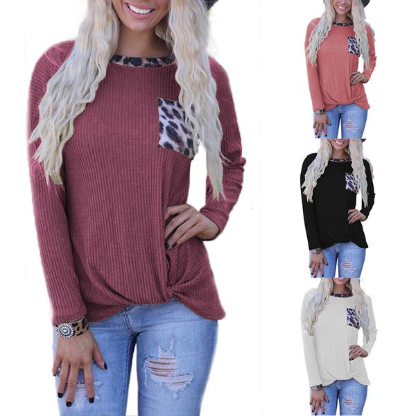women's t-shirt autumn and winter european american leopard print t-shirt, round neck twisted long sleeves 2007091 twy4, White
women's t-shirt autumn and winter european american leopard print t-shirt, round neck twisted long sleeves 2007091 twy4, White