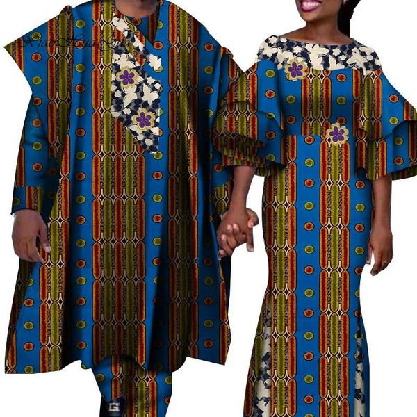 ethnic clothing african couple dress bazin shirt and pants men 3 pieces sets women long couples lover clothes wyq434, Red
ethnic clothing african couple dress bazin shirt and pants men 3 pieces sets women long couples lover clothes wyq434, Red