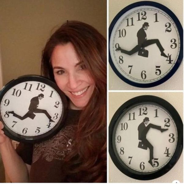 wall clocks ministry of silly walks clock creative walking time businessman briefcase glass round office home decoration
wall clocks ministry of silly walks clock creative walking time businessman briefcase glass round office home decoration