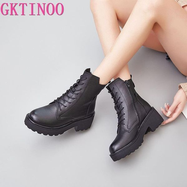 boots gktinoo ankle for women 2021 autumn motorcycle thick heel platform shoes woman slip on genuine leather fashion, Black
boots gktinoo ankle for women 2021 autumn motorcycle thick heel platform shoes woman slip on genuine leather fashion, Black