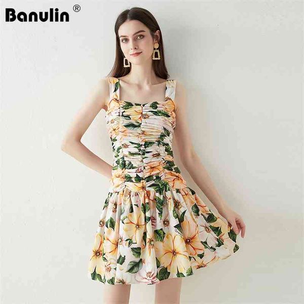 banulin summer women sleeveless holiday short dress spaghetti strap ruched ruffles floral printed runway n7391 210603, Black;gray
banulin summer women sleeveless holiday short dress spaghetti strap ruched ruffles floral printed runway n7391 210603, Black;gray