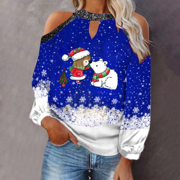 women's blouses & shirts autumn winter femalet-blouse clothes jingle bell deer printed sweatshirts female christmas lantern sleeve blou, White
women's blouses & shirts autumn winter femalet-blouse clothes jingle bell deer printed sweatshirts female christmas lantern sleeve blou, White