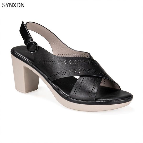 sandals synxdn chunky heels big plus size women summer platform hollow comfortable leather peep toe lady sandalias, Black
sandals synxdn chunky heels big plus size women summer platform hollow comfortable leather peep toe lady sandalias, Black