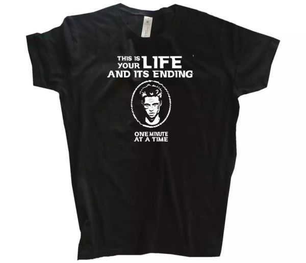 this is your life and its ending one minute at a time iii slogan t-shirt s-3xl, White;black
this is your life and its ending one minute at a time iii slogan t-shirt s-3xl, White;black