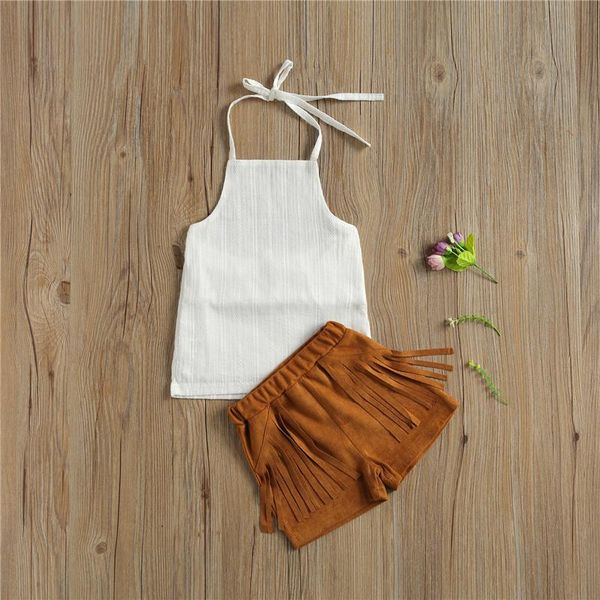 pieces kids fashionable suit set, solid color sleeveless strappy + high waist shorts for girls, white, 2-7 years,2021 clothing sets
pieces kids fashionable suit set, solid color sleeveless strappy + high waist shorts for girls, white, 2-7 years,2021 clothing sets