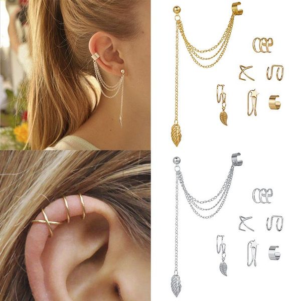 stud metal leaf tassel earrings set for women 2021 trend fashion korean style clip on men punk grunge jewelry wholesale, Golden;silver
stud metal leaf tassel earrings set for women 2021 trend fashion korean style clip on men punk grunge jewelry wholesale, Golden;silver