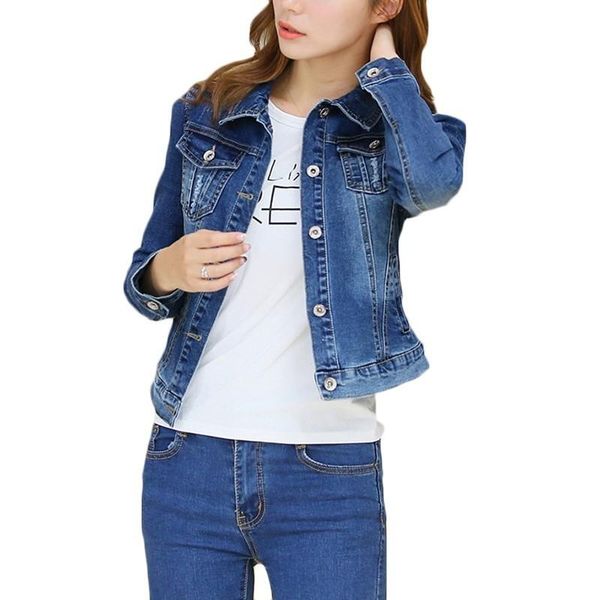 women's jackets autumn winter denim jacket women jeans plus size long sleeve base coat womens elastic short bomber 669, Black;brown
women's jackets autumn winter denim jacket women jeans plus size long sleeve base coat womens elastic short bomber 669, Black;brown