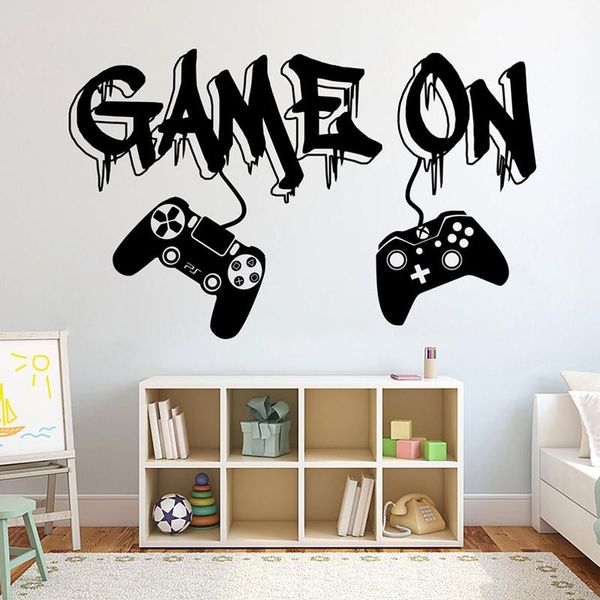 wall stickers game on gamer controller video decals art home decor for boys teens room bedroom playroom murals 4784
wall stickers game on gamer controller video decals art home decor for boys teens room bedroom playroom murals 4784