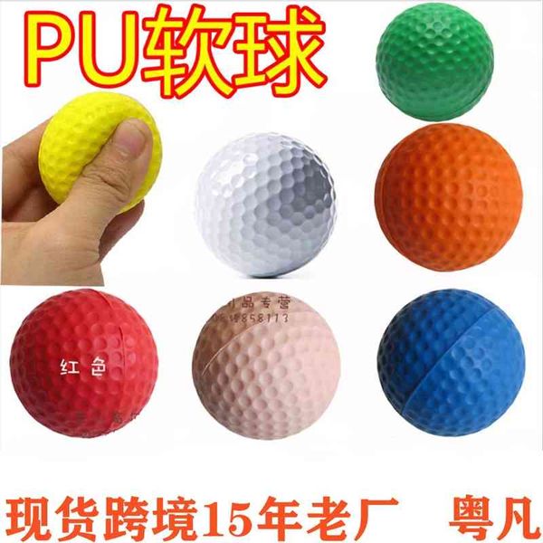 Yuefan self Pu three layer practice blank ball OEM Golf