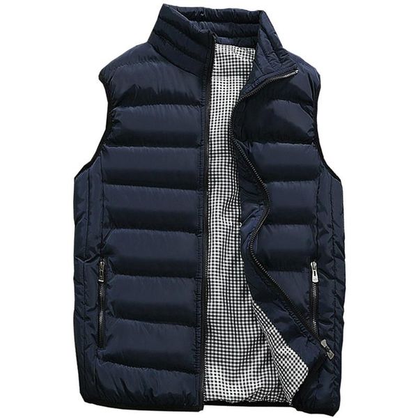 men's vests sleeveless warm jacket autumn brand clothing winter casual waistcoat cotton padded coats 5xl sa584, Black;white
men's vests sleeveless warm jacket autumn brand clothing winter casual waistcoat cotton padded coats 5xl sa584, Black;white