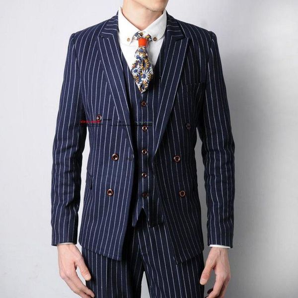 man vertical stripes suit slim wedding groom suits with pants formal tuxedo costume homme jackets+pants+vest men's & blazers, White;black
man vertical stripes suit slim wedding groom suits with pants formal tuxedo costume homme jackets+pants+vest men's & blazers, White;black