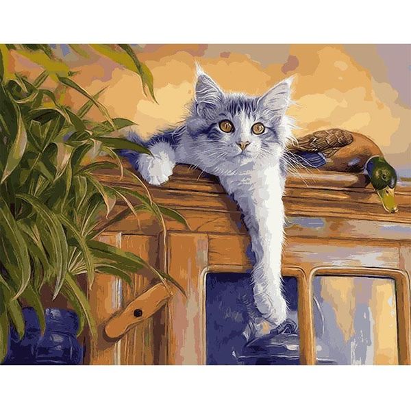 paintings cat and duck animal 50x65cm diy digital painting by numbers modern wall art canvas unique gift home decor 40x50cm
paintings cat and duck animal 50x65cm diy digital painting by numbers modern wall art canvas unique gift home decor 40x50cm