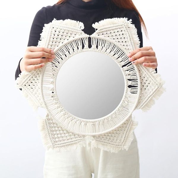 mirrors macrame fringe woven wall mirror boho hanging round art decor makeup
mirrors macrame fringe woven wall mirror boho hanging round art decor makeup