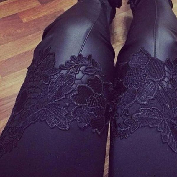 solid lace pencil womens pants plus size s xl high waist black latex pu leather leggings skinny slim, Black;white
solid lace pencil womens pants plus size s xl high waist black latex pu leather leggings skinny slim, Black;white