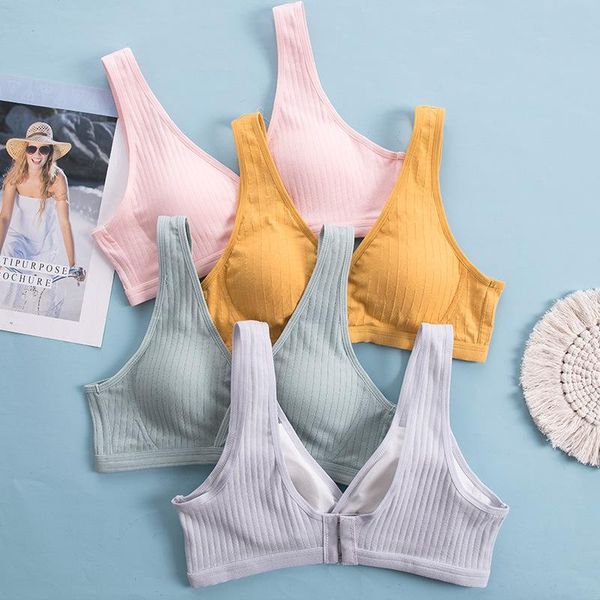 yoga outfit cotton solid color women's bras comfortable no steel ring vest-style sweat-absorbing and breathable sports underwear
yoga outfit cotton solid color women's bras comfortable no steel ring vest-style sweat-absorbing and breathable sports underwear