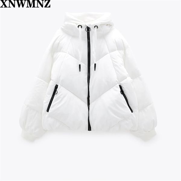 women fashion water-repellent puffer jacket vintage high collar drawstring hood female long cuffed sleeves coat chic 210520, Black
women fashion water-repellent puffer jacket vintage high collar drawstring hood female long cuffed sleeves coat chic 210520, Black