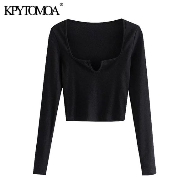 women fashion cropped ribbed blouses square collar long sleeve female shirts chic 210420, White
women fashion cropped ribbed blouses square collar long sleeve female shirts chic 210420, White