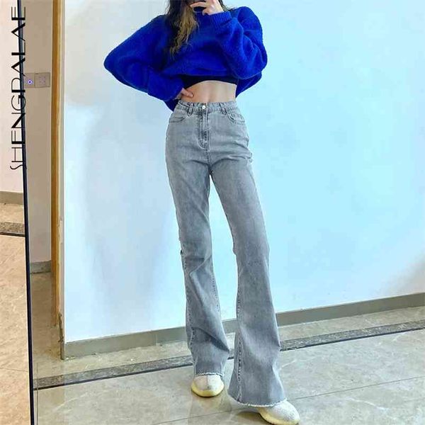 minimalist jeans women's spring high waist slim simple solid color denim flare pants female fashion 5b369 210427, Blue
minimalist jeans women's spring high waist slim simple solid color denim flare pants female fashion 5b369 210427, Blue
