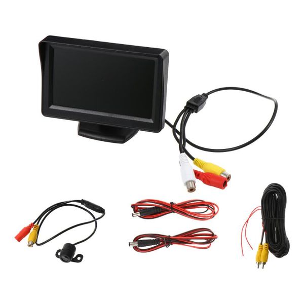 car video 1 set camera and 4.3 inch monitor rear view display vehicle tools