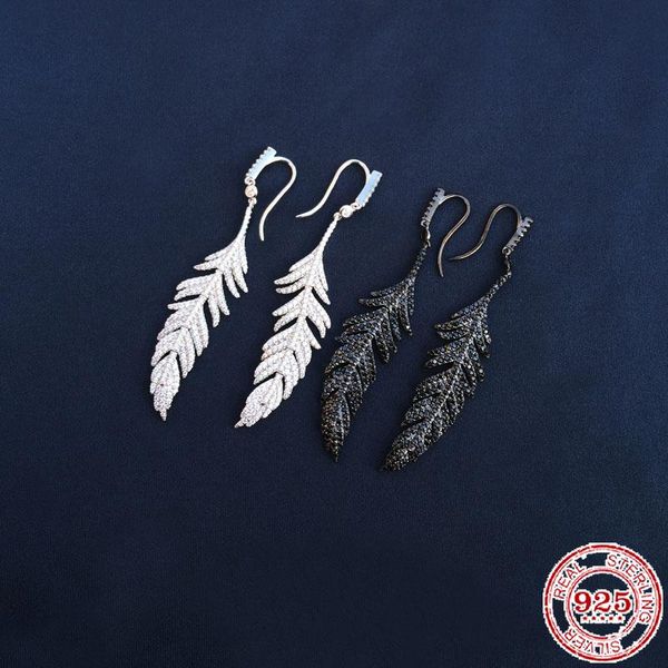 100% sterling silver s925 ladies earrings women's feather black gold jewelry girlfriend gifts stud, Golden;silver
100% sterling silver s925 ladies earrings women's feather black gold jewelry girlfriend gifts stud, Golden;silver