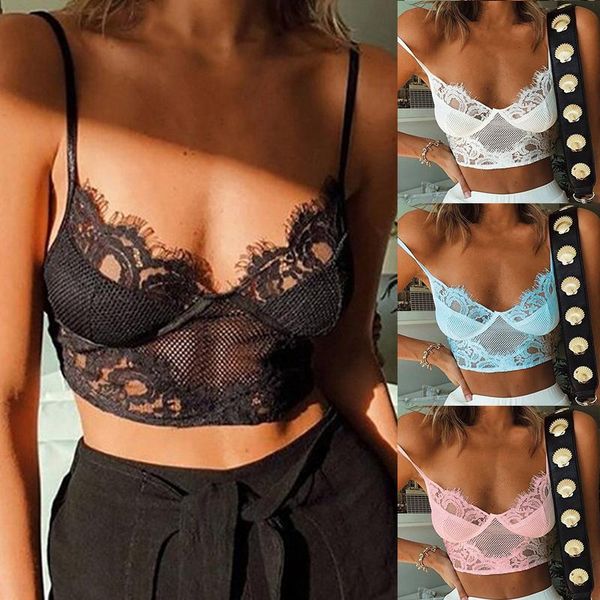 bras women lace strappy eyelash vest party going out ladies bralet padded bra summer crop underwear woman clothes drop, Red;black
bras women lace strappy eyelash vest party going out ladies bralet padded bra summer crop underwear woman clothes drop, Red;black