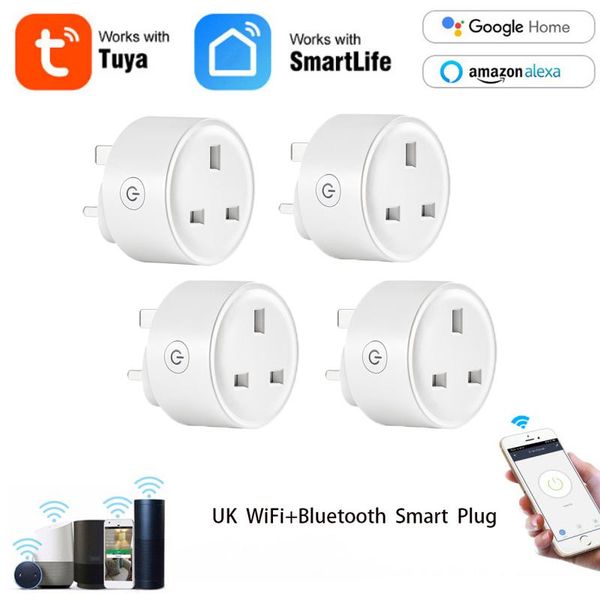 smart power plugs 15a wifi + bluetooth uk plug socket tuya/smart life app remote control timing support alexa google home voice
smart power plugs 15a wifi + bluetooth uk plug socket tuya/smart life app remote control timing support alexa google home voice