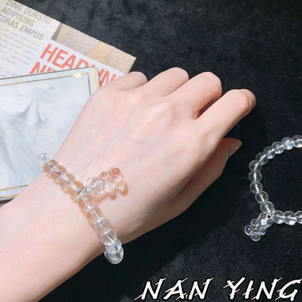 korean lovely girl bear candy white crystal female couple personality bracelet, Black
korean lovely girl bear candy white crystal female couple personality bracelet, Black
