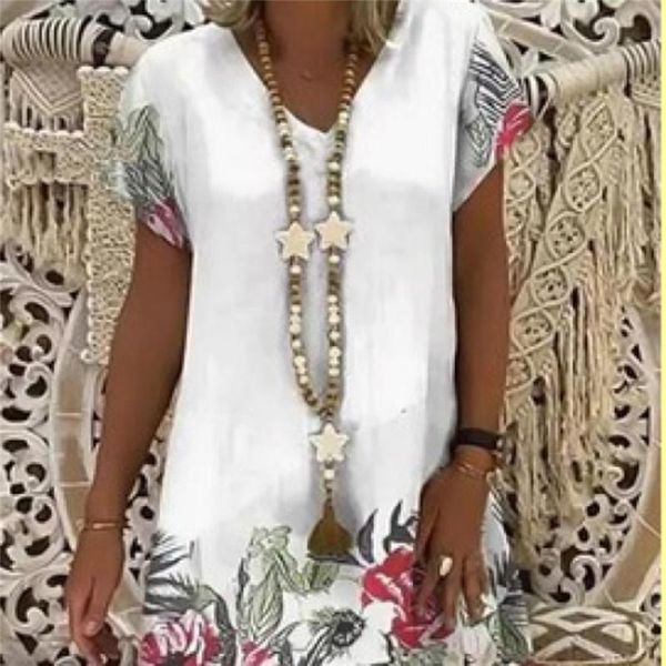 casual dresses female fashion printed dress women loose ladies slim v-neck short sleeve for, Black;gray
casual dresses female fashion printed dress women loose ladies slim v-neck short sleeve for, Black;gray