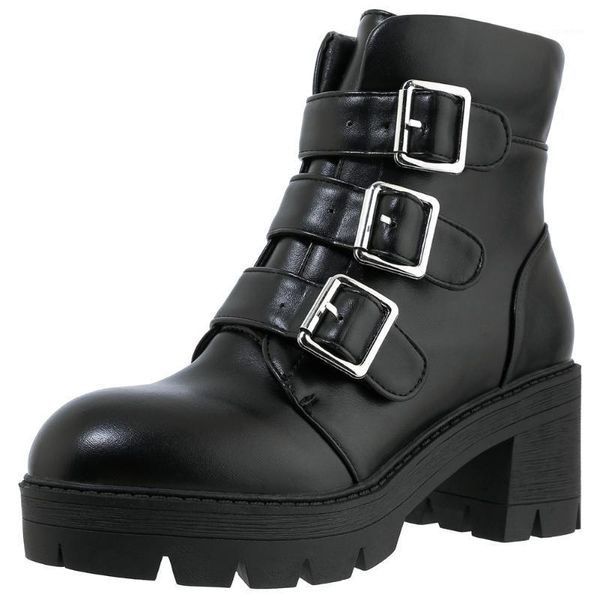 boots female designer fashion women shoes round toe platform high heels solid classic buckle ankle, Black
boots female designer fashion women shoes round toe platform high heels solid classic buckle ankle, Black