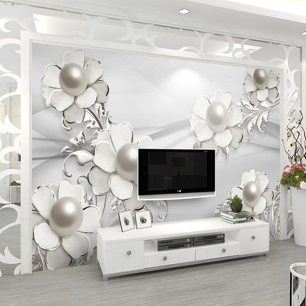 wallpapers modern fashion wallpaper 3d stereo pearl jewelry flower po wall murals living room tv background cloth papel de parede
wallpapers modern fashion wallpaper 3d stereo pearl jewelry flower po wall murals living room tv background cloth papel de parede