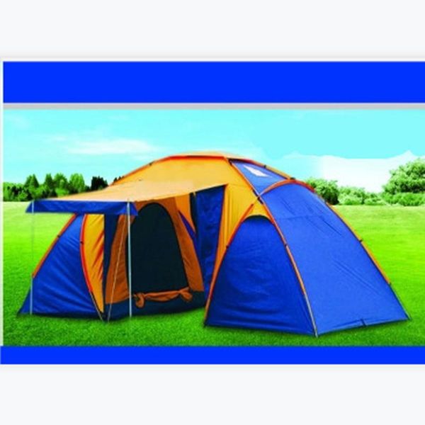 tents and shelters 5-8 person big camping tent waterproof double layer two bedrooms travel for family party fishing 420x220x175cm
tents and shelters 5-8 person big camping tent waterproof double layer two bedrooms travel for family party fishing 420x220x175cm