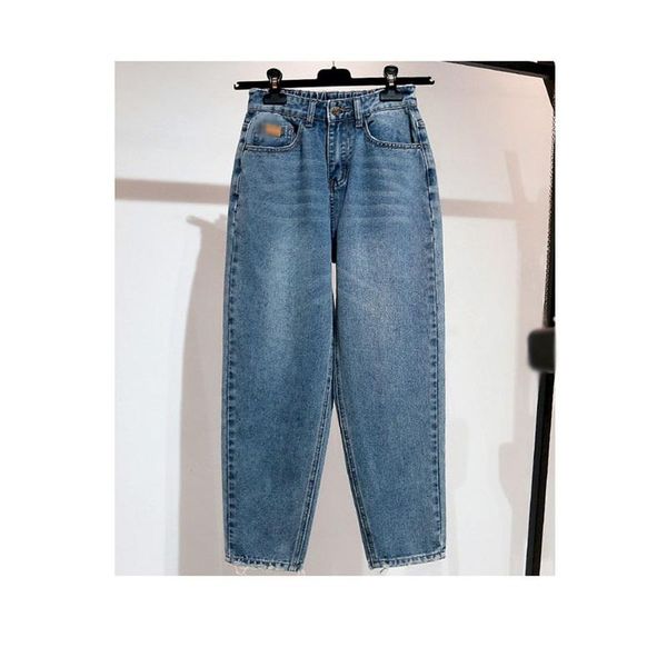 women's jeans loose trousers high waist daddy pants snow washed destroyed tassel hem classic harem large size xl-5xl, Blue
women's jeans loose trousers high waist daddy pants snow washed destroyed tassel hem classic harem large size xl-5xl, Blue