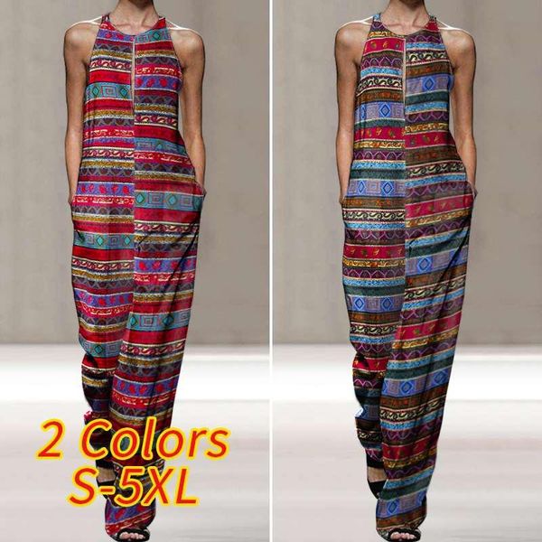 women's jumpsuits & rompers vintage printed jumpsuit women summer vonda 2021 sleeveless beach party playsuit female long pants trousers, Black;white
women's jumpsuits & rompers vintage printed jumpsuit women summer vonda 2021 sleeveless beach party playsuit female long pants trousers, Black;white