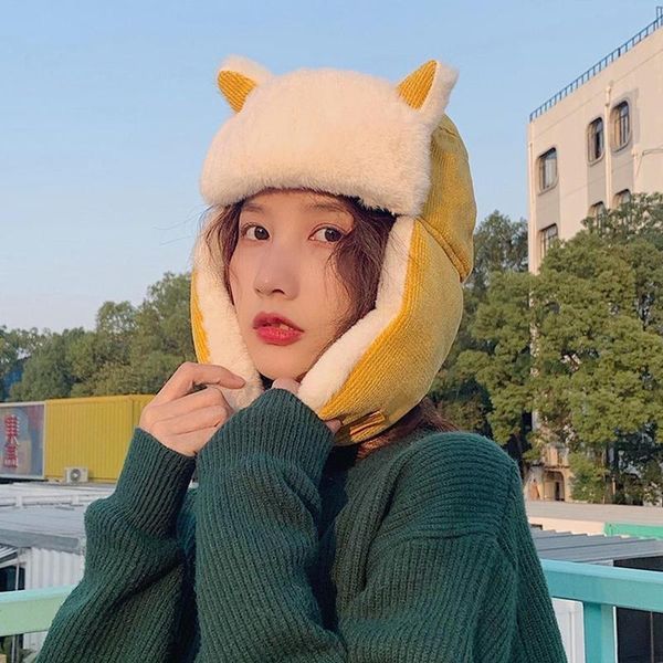 beanies 2021 fashiom warm earmuffs thicken ear-flapped hat winter cold-proof cotton cat ears cap russian for women
beanies 2021 fashiom warm earmuffs thicken ear-flapped hat winter cold-proof cotton cat ears cap russian for women