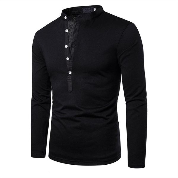 classic deep v neck solid mens polos color shirt stand collar long sleeve masculina, White;black
classic deep v neck solid mens polos color shirt stand collar long sleeve masculina, White;black