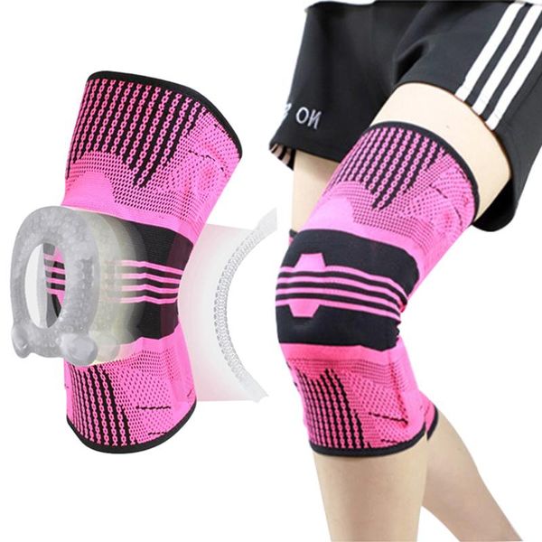 knee compression sleeves brace protector support with silicone spring for running arthritis joint pain relief sports safety elbow & pads, Black;gray
knee compression sleeves brace protector support with silicone spring for running arthritis joint pain relief sports safety elbow & pads, Black;gray