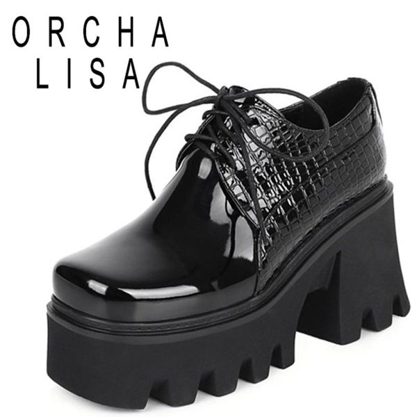 2021 summer ladies patchwork platform high thick sole chunky 8cm lace up square toe punk size 35-44 silver a4159 dress shoes, Black
2021 summer ladies patchwork platform high thick sole chunky 8cm lace up square toe punk size 35-44 silver a4159 dress shoes, Black