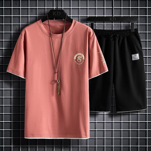 men's tracksuits 2021 arrival set summer outdoor comfortable 100% cotton short sleeved t-shirts and shorts male clothes suit plus size, Gray
men's tracksuits 2021 arrival set summer outdoor comfortable 100% cotton short sleeved t-shirts and shorts male clothes suit plus size, Gray