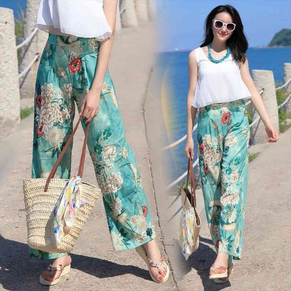 elastic high waist loose women pant print wide leg beach thin bohemian female trousers, Black;white
elastic high waist loose women pant print wide leg beach thin bohemian female trousers, Black;white