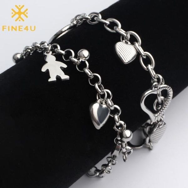 link, chain fine4u b126 stainless steel rolo bracelet hollow heart charm bracelets for boy girl 2021 summer trendy jewelry, Black
link, chain fine4u b126 stainless steel rolo bracelet hollow heart charm bracelets for boy girl 2021 summer trendy jewelry, Black