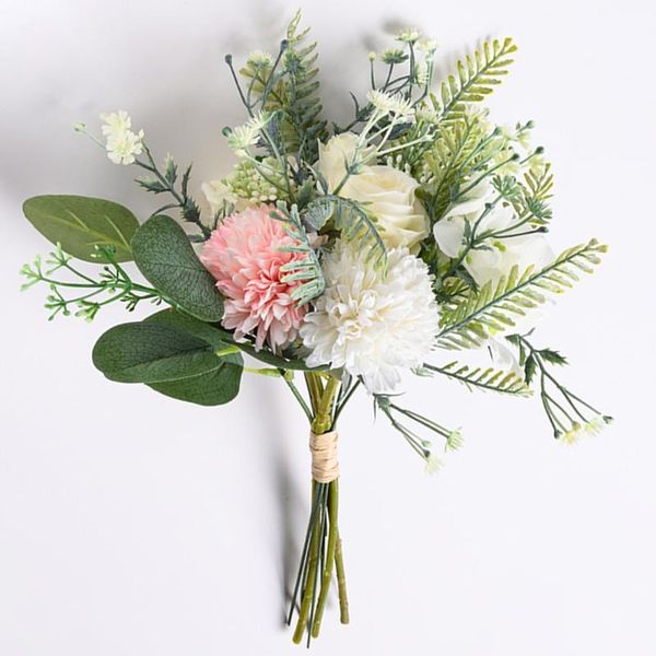 decorative flowers & wreaths holding silk artificial bouquet fake combination flower home decoration wedding decor
decorative flowers & wreaths holding silk artificial bouquet fake combination flower home decoration wedding decor