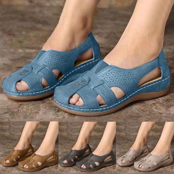 sandals 2021 woman summer wedge slip-on casual sewing women shoes female ladies slides platform retro low-roman sandalias, Black 
sandals 2021 woman summer wedge slip-on casual sewing women shoes female ladies slides platform retro low-roman sandalias, Black