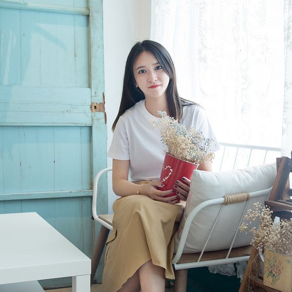 T-shirt T-shirt 250g white 2020 summer new Korean round neck cotton Pullover Short Sleeve T blouse
T-shirt T-shirt 250g white 2020 summer new Korean round neck cotton Pullover Short Sleeve T blouse