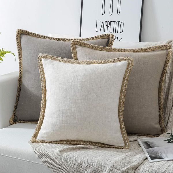 pillow case luxury pillowcase solid color sofa linen throw cushion cover for living room car seat chair decor 45x45/50x50cm
pillow case luxury pillowcase solid color sofa linen throw cushion cover for living room car seat chair decor 45x45/50x50cm