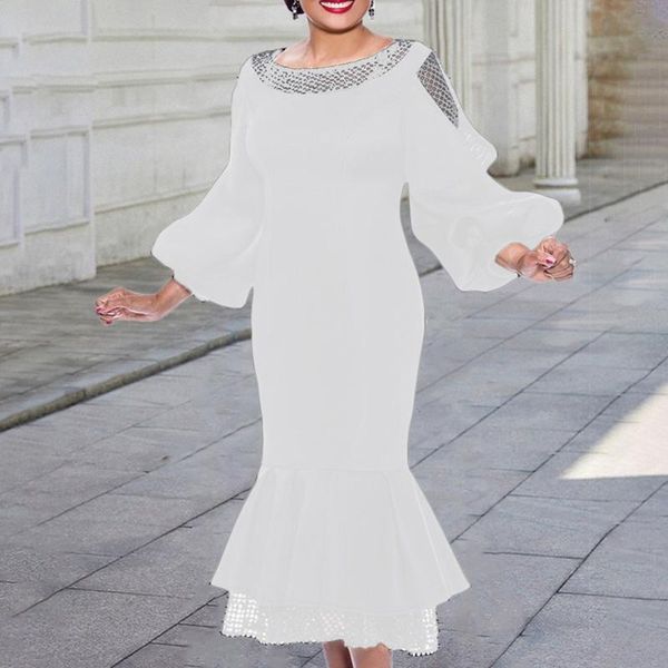 casual dresses autumn winter christmas mermaid dress solid lantern sleeve mesh patchwork party trumpet women long maxi vintage retro robe, Black;gray
casual dresses autumn winter christmas mermaid dress solid lantern sleeve mesh patchwork party trumpet women long maxi vintage retro robe, Black;gray