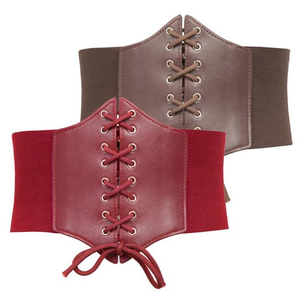 belts gk 2pcs-pack 19cm wide corset belt cincher stretchy elastic waist waistban button closing in the back faux leather front, Black;brown
belts gk 2pcs-pack 19cm wide corset belt cincher stretchy elastic waist waistban button closing in the back faux leather front, Black;brown